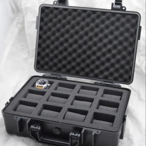 Black Plastic Waterproof Watch Box ABS PP Alloy IP67