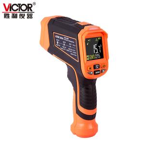 Quality Emissivity Adjustment Handheld Infrared Thermometer 9F 6F22 VA Screen for sale