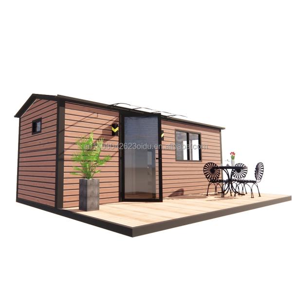 Customized Color EU Chinese-Style Wooden Garden House Light Steel Frame Structure One Room for Hotel and Family