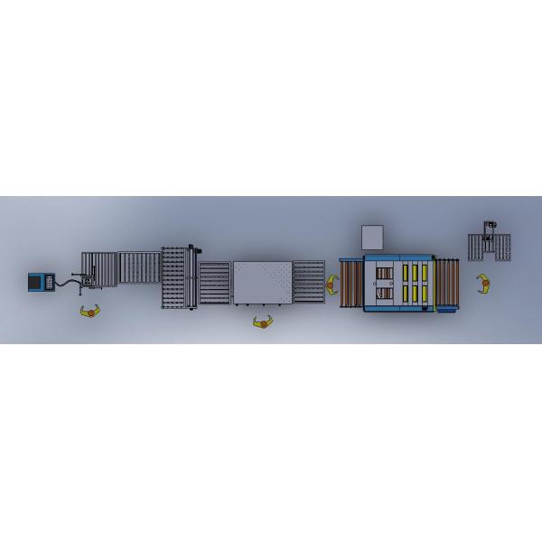 Buy Stably Warm Edge Spacer Insulating Glass Production Line With Tilting /Floating Table,Warm Edge Spacer IGU Line,DGU Line at wholesale prices