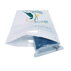 Buy cheap Reusable and Recyclable Heavy Duty White Poly LDPE Reinforced Die Cut Handle from wholesalers