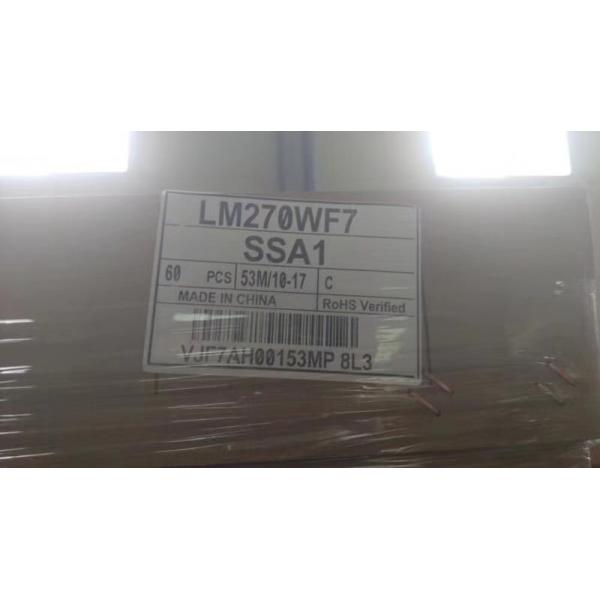 LM270WF7-SSA1 Medical Grade Display 27 Inch 1920 RGB×1080 WXGA 60hz Signal Interface