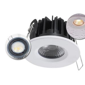 China 8W 60 Minutes Fire Rated Downlight Round Aluminum Housing on sale