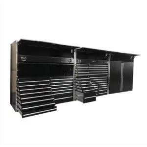 Rolling Tool Cabinet With Aluminum Handles For Garage Store Tools