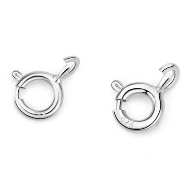 Buy Customized 925 Silver Lobster Clasp Spring Charms Brass Lobster Clasp at wholesale prices