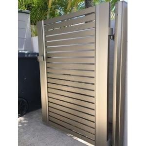 Courtyard Custom Aluminium Profile Gate Security Weather Resistant
