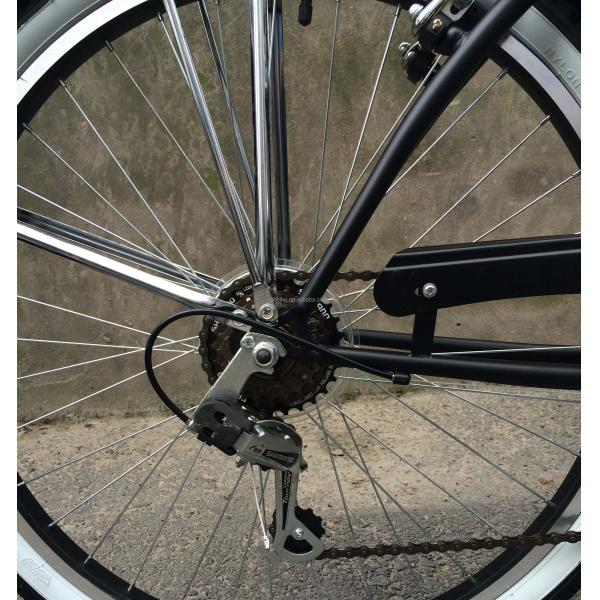 Hard Frame 26" Wheel Size Shimano 7 Speed American Rear Rack Men Beach Cruiser Bike