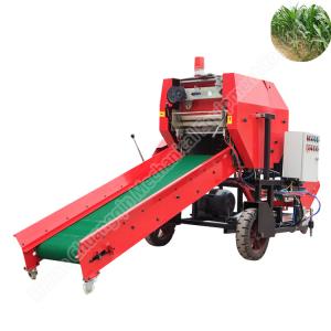 Full Automatic Corn Silage Baler Machine Silage Baler And Wrapper Machine 380V