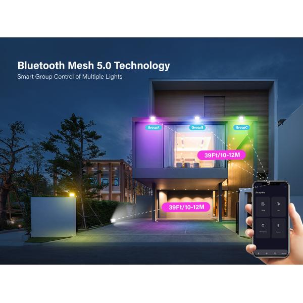 Outdoor 30W 50W 100W RGB LED Flood Light With Dmx Control EMC