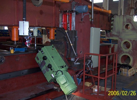 X Groove Steel Plate Milling Machine , Up and Down Synchronized Two -side Milling Equipment