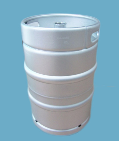 Buy 3 bar SS304 50L stainless steel keg DIN standard with A type spear at wholesale prices