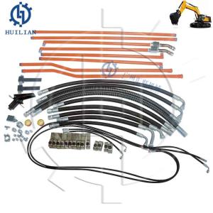 China Pipeline For CATEEEE320 CATEEEE349 CATEEEE317 CATEEEE330D CATEEEE315 CATEEEE323D CATEEEE324E CATEEEE318 Excavator Breaker Hydraulic Pipe Hose Piping Kit on sale