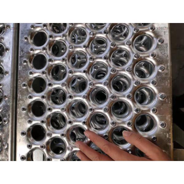 Buy Aluminum Round Hole Safety Grating for Walkway Platforms at wholesale prices