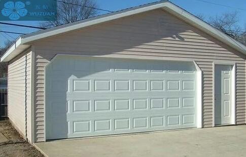 Buy Aluminum Steel Sectional Panel Garage Door White Coated at wholesale prices