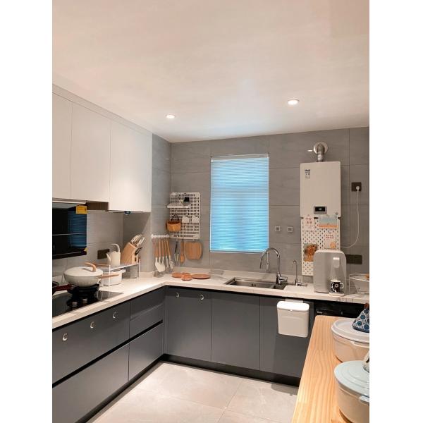 Buy Large Dirty Proof White Modular Kitchen Cabinets  Antique Furniture Hotel at wholesale prices