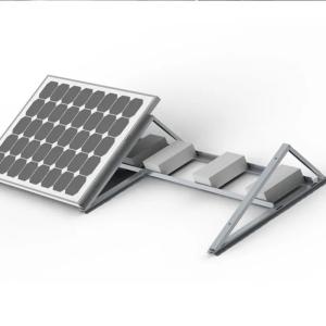 Custom Solar PV Mounting Brackets Anodized Aluminum Alloy Material