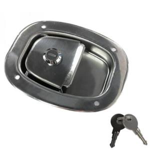 Stainless Lockable Whale Tail Push To Close Latch