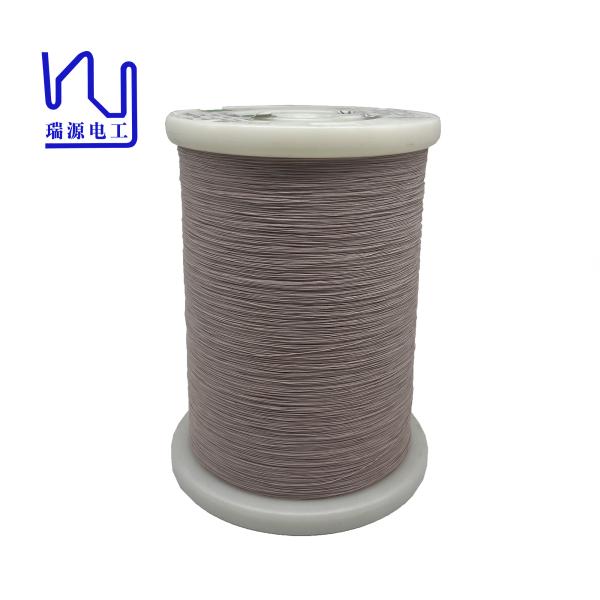 USTC155/180 0.08mm*10 Insulated Silk Covered Copper Litz Wire For High Frequency
