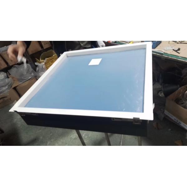 Buy 600x600mm led sky light stretch ceiling film sky light roofing window 24 hours sunshine changing setting panels at wholesale prices