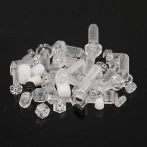 China 6-32 Clear Countersink Acrylic Screws Bolts on sale