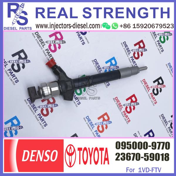 Fuel Injector Remanufactured common rail injector 095000-8060 095000-9770 23670-51040 For Land Cruiser1VD-FV