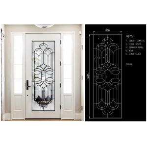 Refracted Light Translucent Stained Glass Window Panels Temperature Control