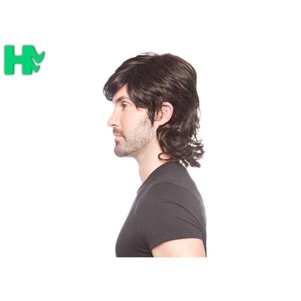 New Fashion Synthetic Short Old Man Wigs Natural Wave Headpiece Hair