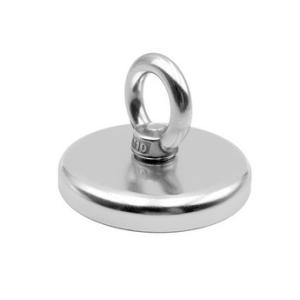 Quality High Power Custom Shaped Magnets / Permanent Neodymium Hook Magnets for sale