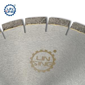 Finishing Ti-coated Diamond Blade for Marble and Granite Cutting 14'' U-slot
