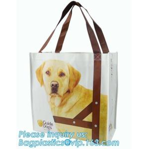 Customized Logo Film laminated Luxury Shopping Bag Non Woven Bag, Non Woven Bags