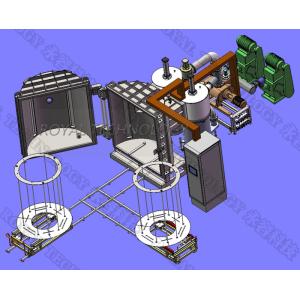 Aluminum Magnetron Sputtering Machine , PVD High Vacuum Metalizing Machine