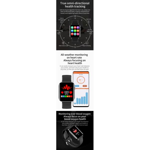 Wholesale KKJ Smart Watch Blood Oxygen Heart rate Detection IP68 Waterproof NY15 Reloj Smartwatch 2021