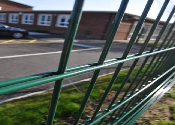 High-Security Double Loop Wire Fencing PVC-Coated for Airport Perimeter Protection