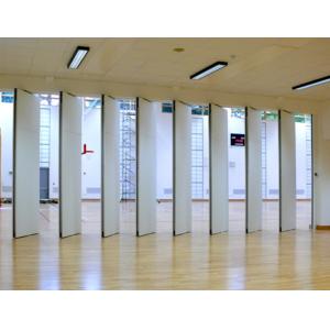 Ballroom Wooden Sliding Acoustical Hotel Partition Walls With Single / Double