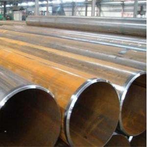 Straight Seam Longitudinal Q235b Carbon Steel Welded Pipe Od 195mm