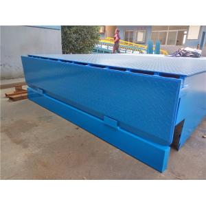 Loading Dock Hydraulic Ramp Hydraulic Dock Levelers 10000KG 15000KG Blue