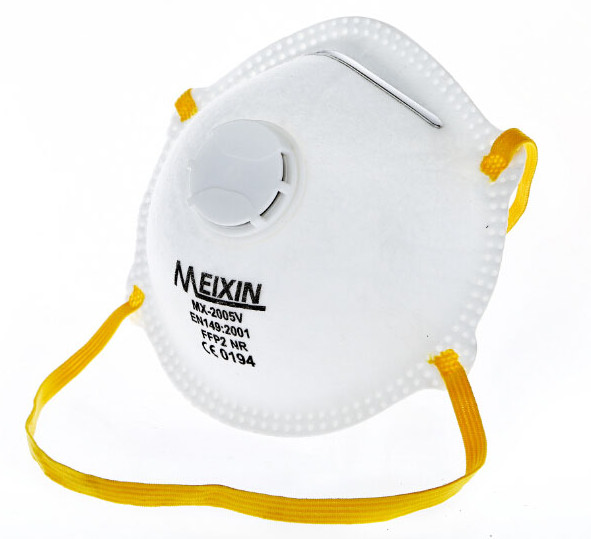 Buy Industrial  FFP2 Face Mask With Easy Breathing Valve CE Certificated at wholesale prices