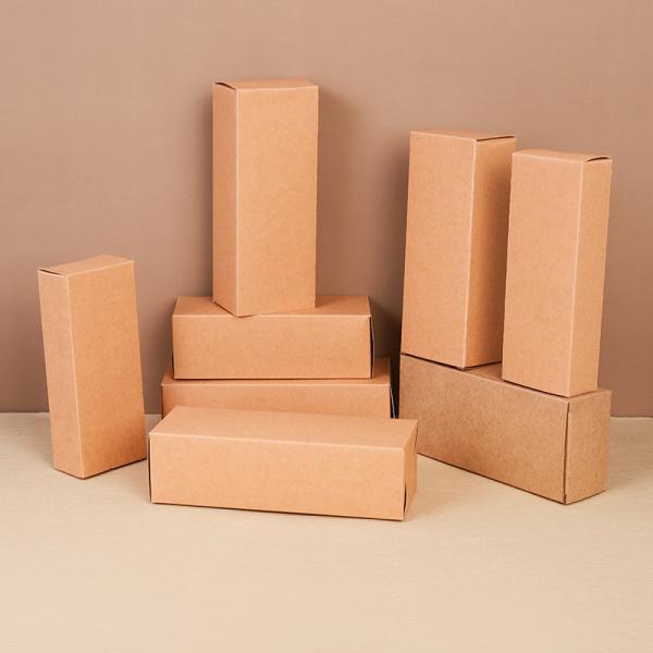 Kraft Cardboard Box Kraft Paper Printing White Cardboard Box Water Cup Packaging Box