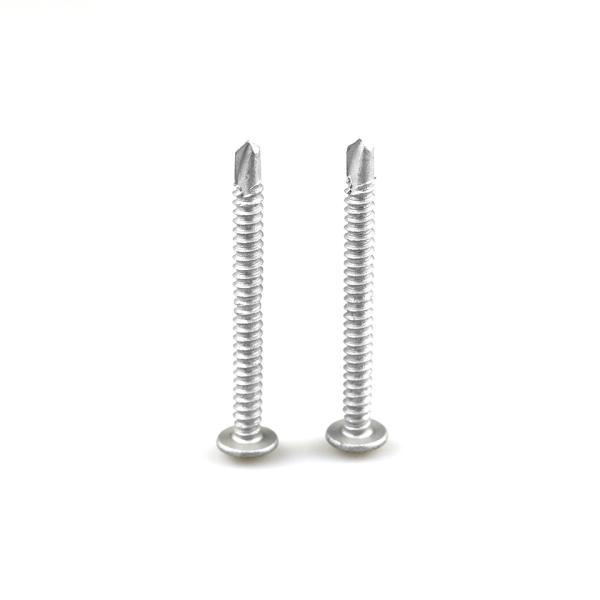 M5.5x60mm Stainless Steel Bi-Metal Self Drilling Screw Phillips Wafer Head Bimetal Screw