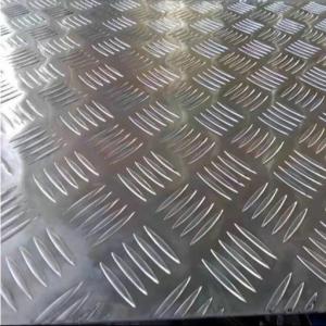 Embossing Aluminium Checkered Sheet Al 5754 H114 2024 5 Bar Pattern Customized