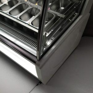 Explosion Proof 24 Plates Ice Cream Showcase Freezer