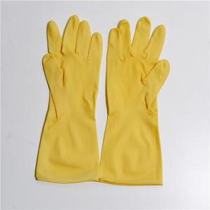 Unlined Heavy Duty Rubber Gloves , Long Sleeve Rubber Gloves Waterproof