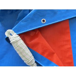 Quality custom made heavy blue/red laminated plastic canvas for sale