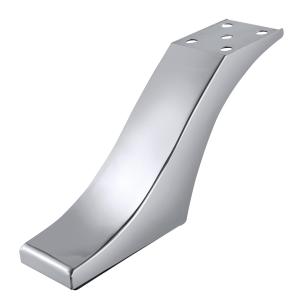 Quality 130mm high curved furniture legs contemporary custom chrome sofa legs SL-076 for sale
