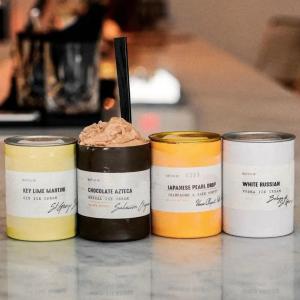 Quality Eco Friendly Empty Round Cardboard Ice Cream Food Paper Tube Packaging With Seal Metal Lid for sale