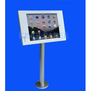 Metal Ipad Kiosk Enclosure Desktop Rugged With 360 Degree Rotatable Bracket