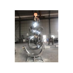 Wangstone Mirror Stainless Steel Sculpture Large Decoration 300cm Height