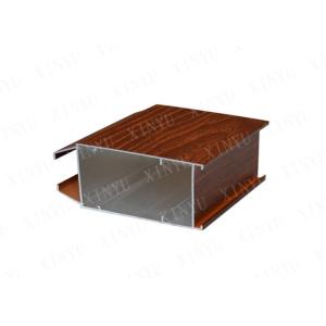 Cherry Wood Color Aluminum Square Tube for Decoration and Aluminum Floor
