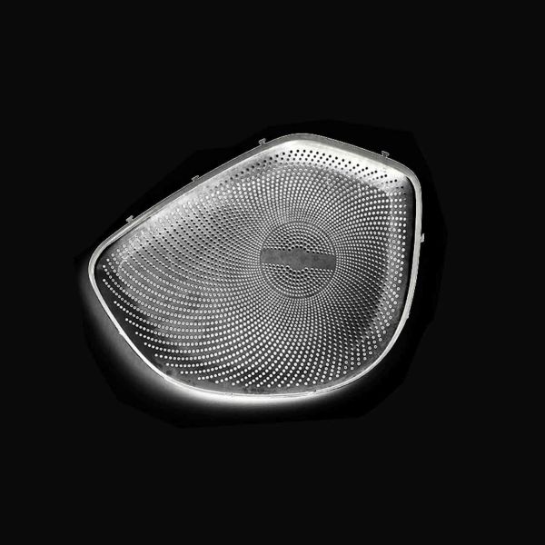 Advanced Etched Automotive Speaker Protection Grill Micro-Perforated Acoustic-Optimized Design