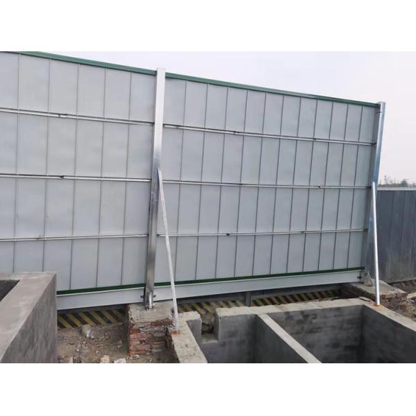 Corrugated Construction Site Steel Hoarding Temporary Fence